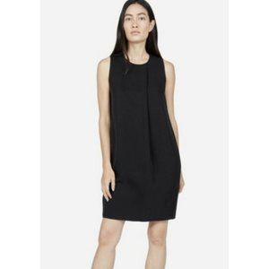 Everlane Womens Black Sheath Dress Zip Up Back US Size 10